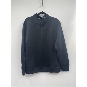 Levelwear Cushion Sweatshirt Mens XL Black Mock Neck Pullover Activewear NWT